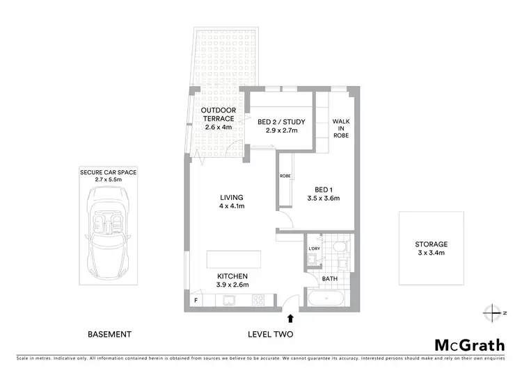 Floorplan of Homely apartment listing, 9/333 Crown Street, Surry Hills NSW 2010