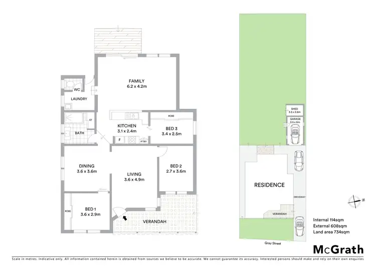 Floorplan of Homely house listing, 2 Gray Street, Wallsend NSW 2287