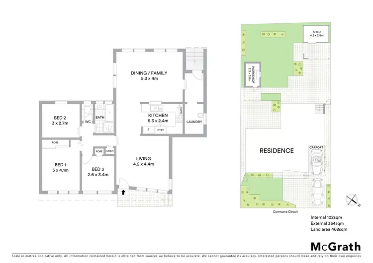 Floorplan of Homely house listing, 8 Conmurra Circuit, Shortland NSW 2307