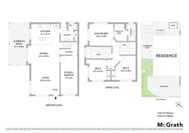 Floorplan of Homely house listing, 3/20 Tallebudgera Drive, Palm Beach QLD 4221