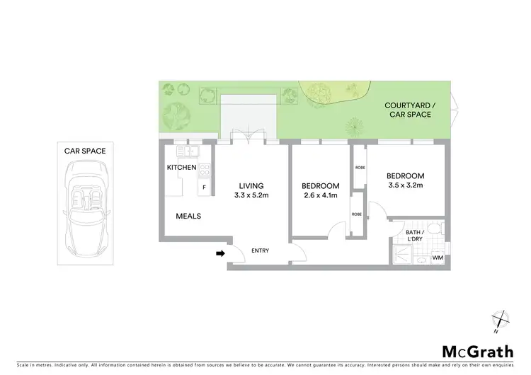 Floorplan of Homely apartment listing, 3/29 Brighton Road, St Kilda VIC 3182