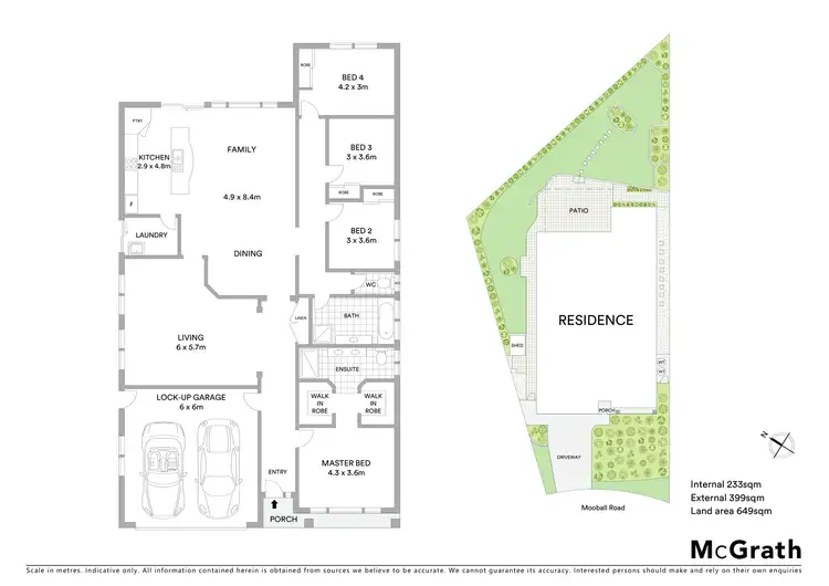 Floorplan of Homely house listing, 6 Mooball Road, Woongarrah NSW 2259