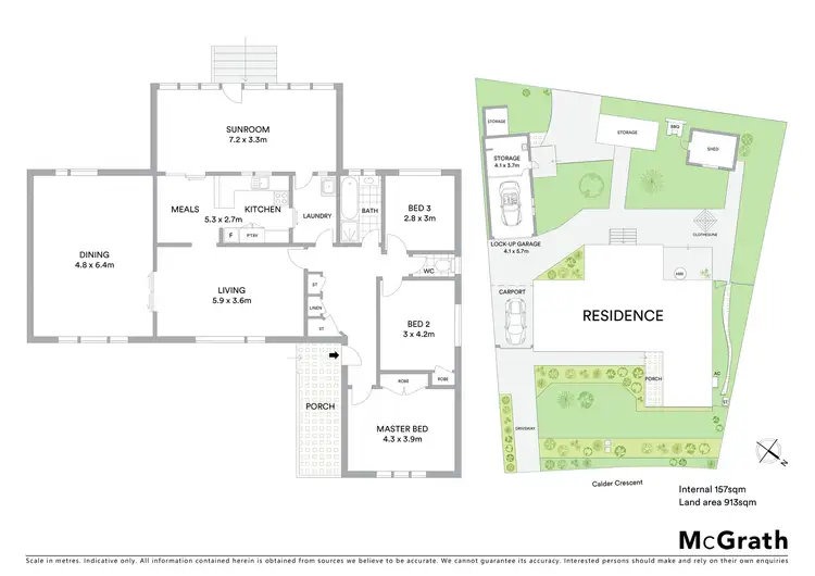 Floorplan of Homely house listing, 64 Calder Crescent, Holder ACT 2611