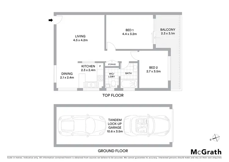Floorplan of Homely unit listing, 15/5 Baxter Avenue, Kogarah NSW 2217