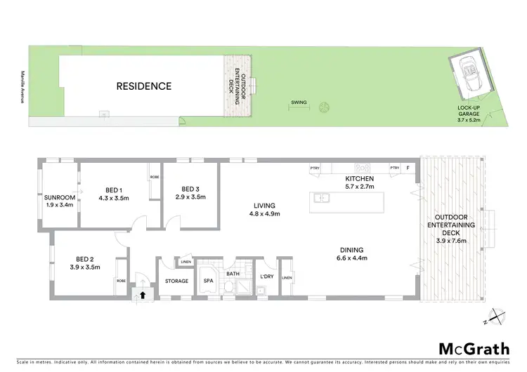 Floorplan of Homely house listing, 15 Marville Avenue, Kingsford NSW 2032