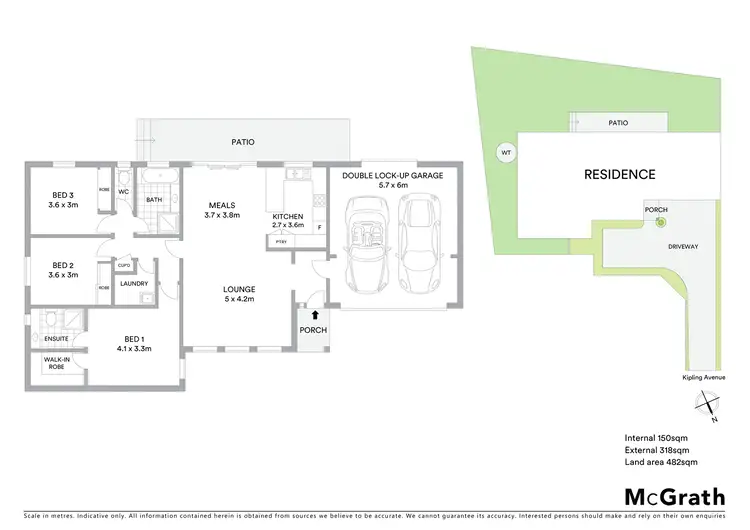 Floorplan of Homely house listing, 36A Kipling Avenue, Mooroolbark VIC 3138