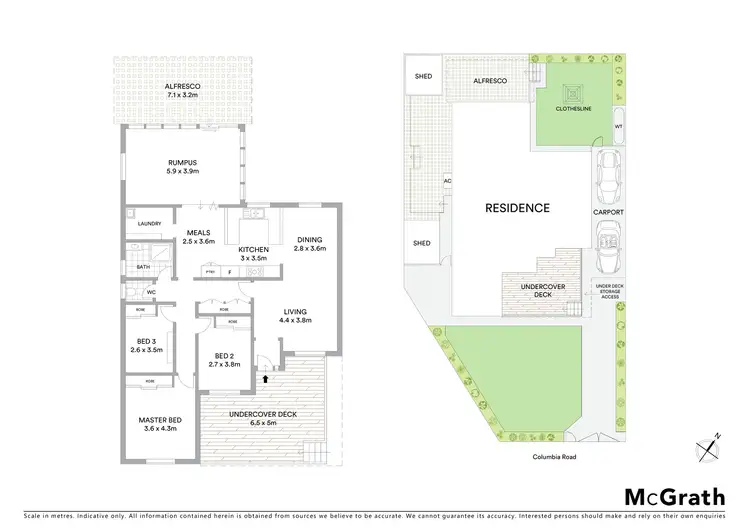 Floorplan of Homely house listing, 5 Columbia Road, Seven Hills NSW 2147
