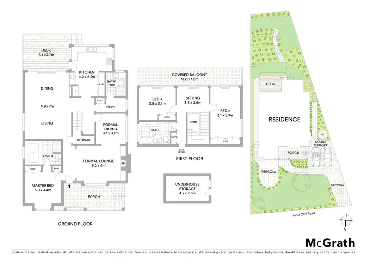 Floorplan of Homely house listing, 1 Upper Cliff Road, Northwood NSW 2066