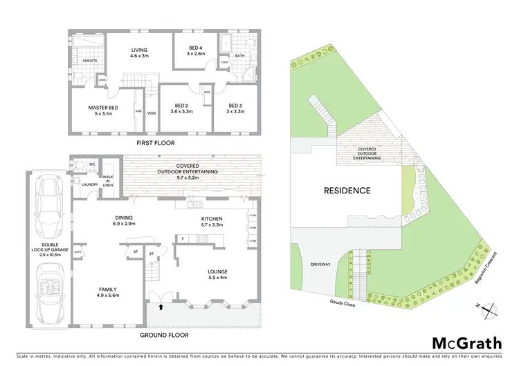 Floorplan of Homely house listing, 91 Begovich Crescent, Abbotsbury NSW 2176