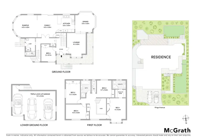 Floorplan of Homely house listing, 14 Kings Avenue, Terrigal NSW 2260
