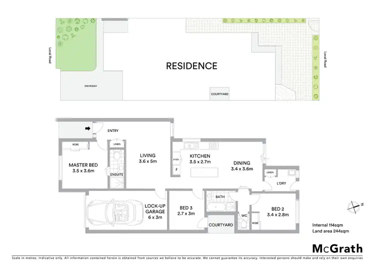 Floorplan of Homely townhouse listing, 8/55 James Smith Circuit, Conder ACT 2906