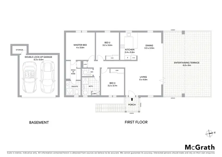 Floorplan of Homely apartment listing, 8/45 Garland Road, Naremburn NSW 2065