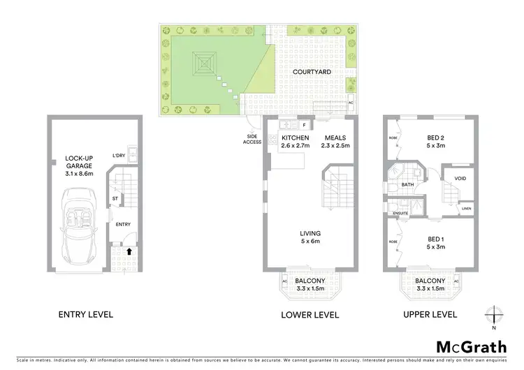 Floorplan of Homely townhouse listing, 1/60 Mitre Street, St Lucia QLD 4067