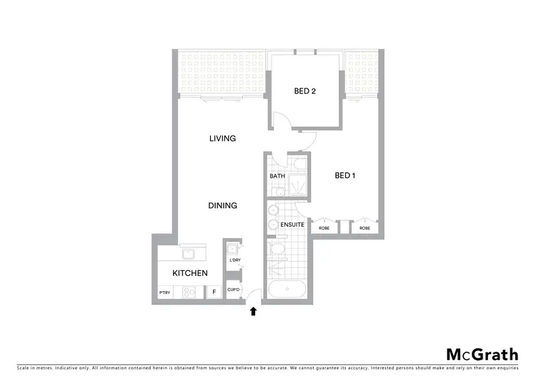 Floorplan of Homely apartment listing, 303/19 Marcus Clarke Street, Acton ACT 2601