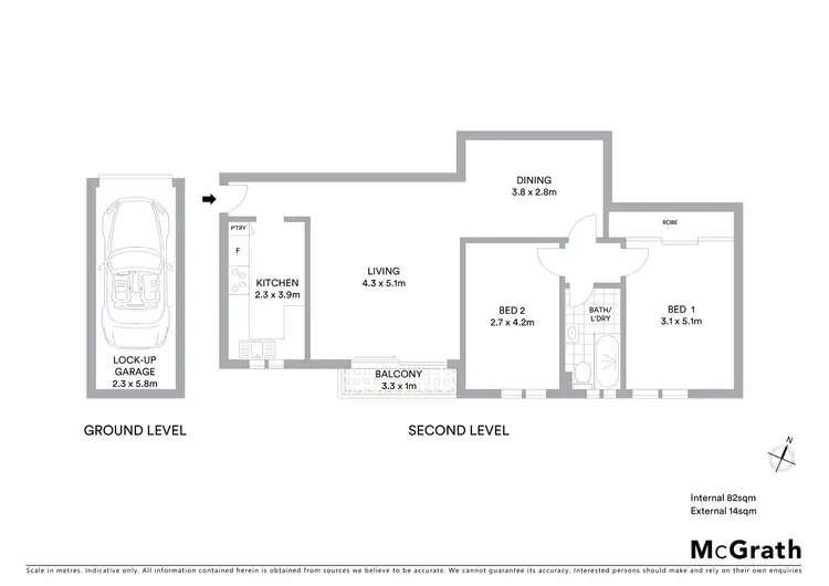 Floorplan of Homely unit listing, 10/2 Stokes Street, Lane Cove NSW 2066