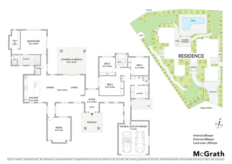 Floorplan of Homely house listing, 21 Aspera Place, Noosaville QLD 4566