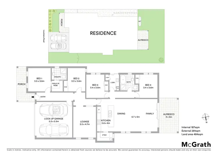 Floorplan of Homely house listing, 69 Louisiana Road, Hamlyn Terrace NSW 2259
