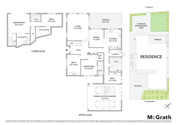 Floorplan of Homely house listing, 41 The Esplanade, Sylvania NSW 2224