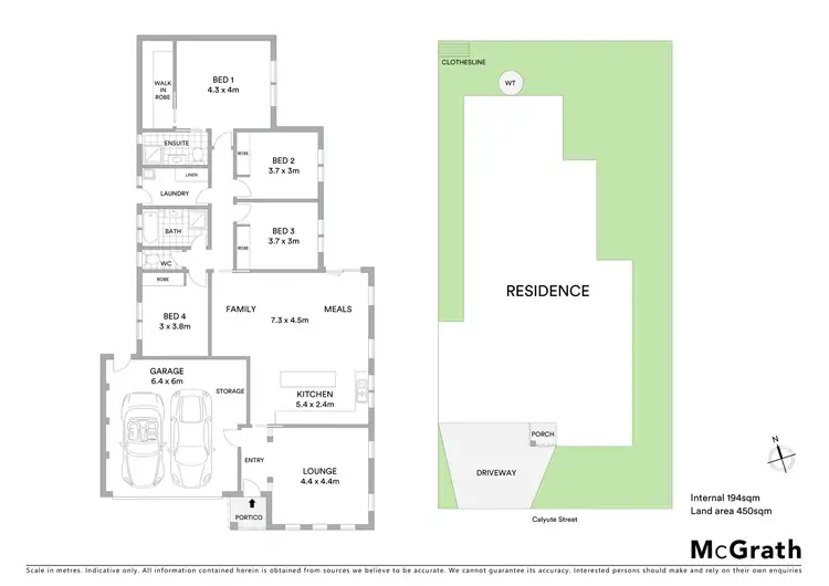 Floorplan of Homely house listing, 6 Calyute Street, Bonner ACT 2914