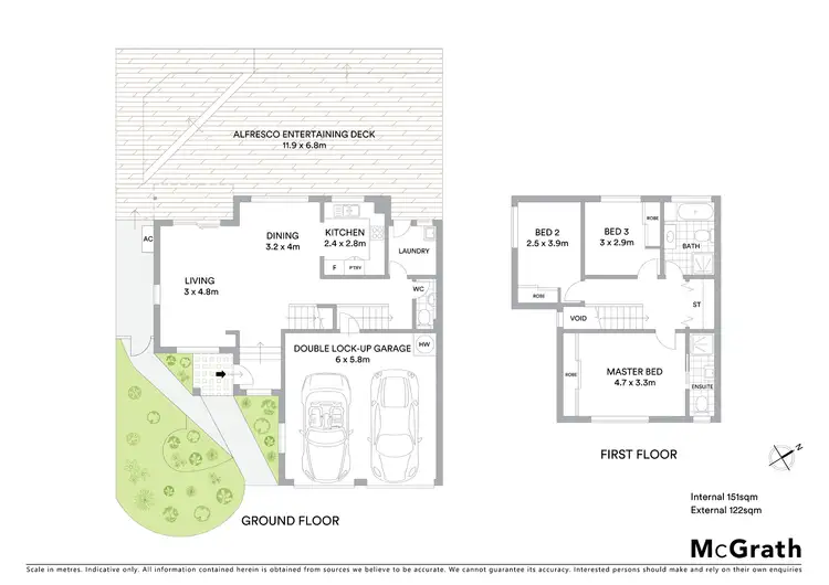 Floorplan of Homely townhouse listing, 6/31 Mina Road, Menai NSW 2234