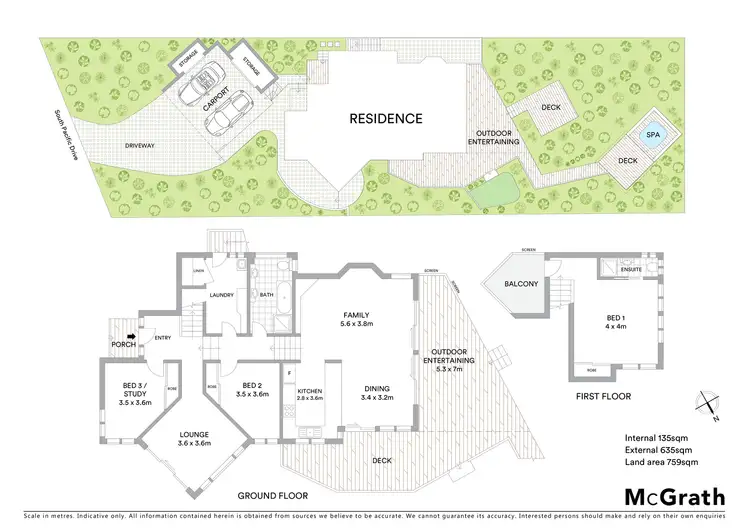 Floorplan of Homely house listing, 6 South Pacific Drive, Macmasters Beach NSW 2251