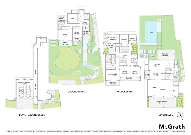 Floorplan of Homely house listing, 9 Plunkett Road, Mosman NSW 2088