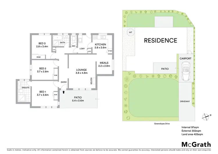 Floorplan of Homely house listing, 63 Greenslopes Drive, Mooroolbark VIC 3138