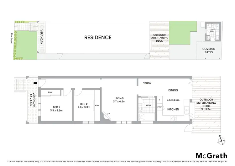 Floorplan of Homely house listing, 76 River Street, Earlwood NSW 2206