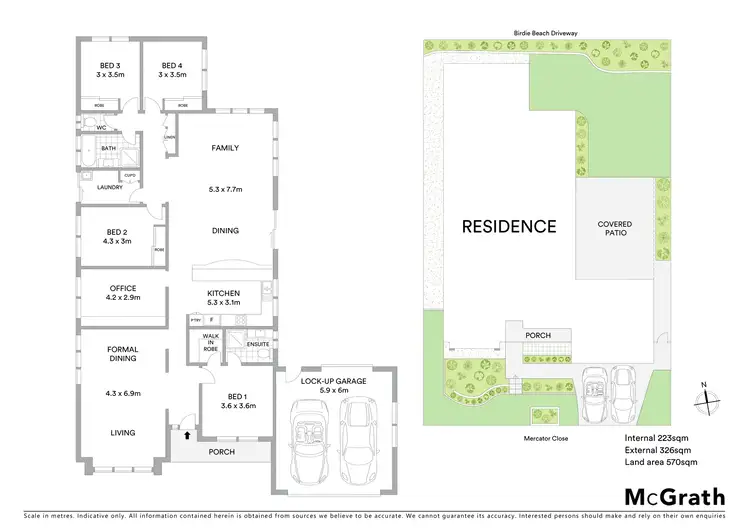 Floorplan of Homely house listing, 2 Mercator Close, Lake Munmorah NSW 2259