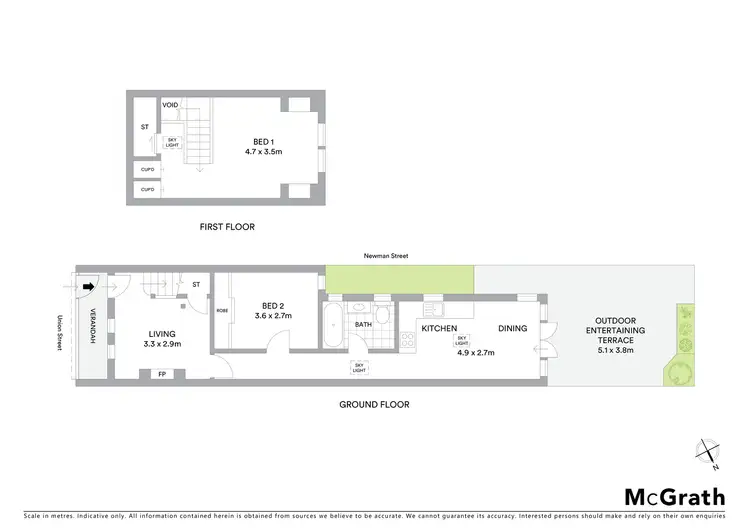 Floorplan of Homely house listing, 5 Union Street, Newtown NSW 2042