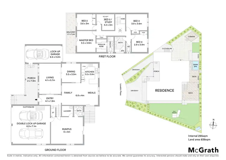 Floorplan of Homely house listing, 8 Lovekin Place, Mckellar ACT 2617