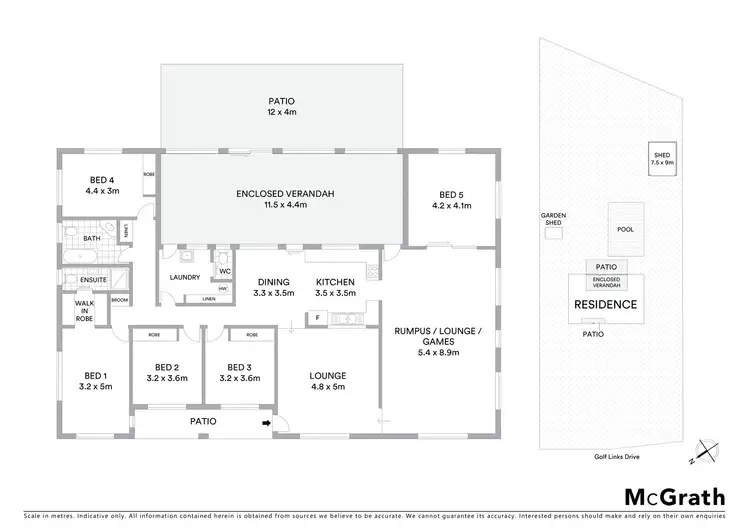 Floorplan of Homely house listing, 4 Golf Links Drive, Kirwan QLD 4817