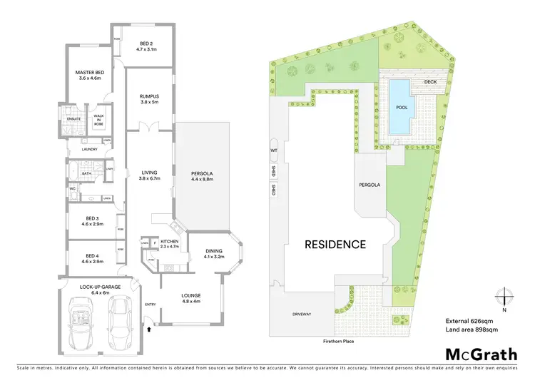 Floorplan of Homely house listing, 45 Firethorn Place, Jerrabomberra NSW 2619