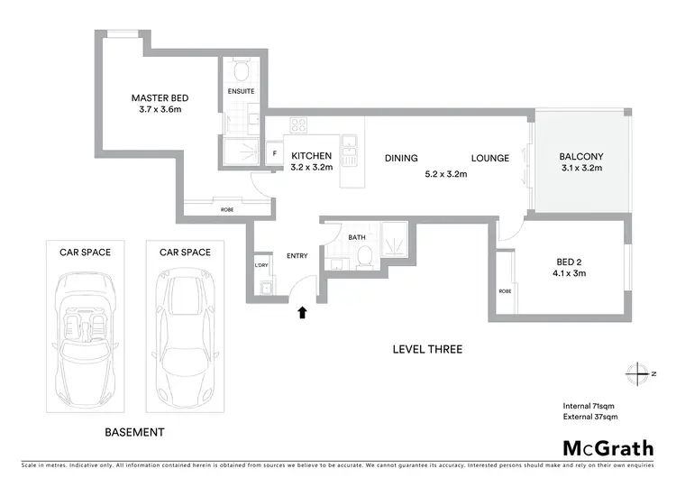 Floorplan of Homely apartment listing, 306/24 Girrahween Street, Braddon ACT 2612
