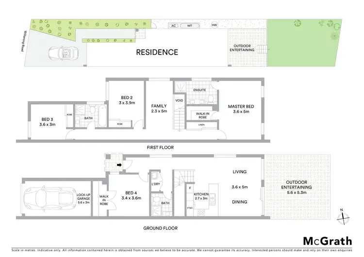 Floorplan of Homely semi-detached listing, 262A Willarong Road, Caringbah South NSW 2229