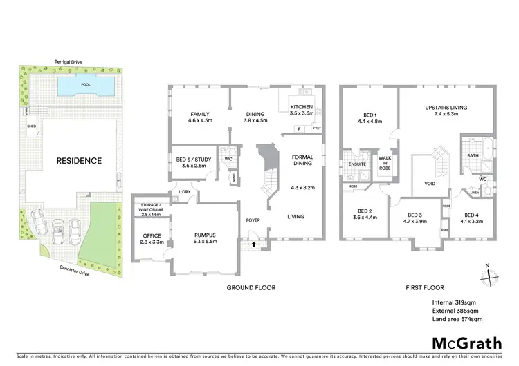 Floorplan of Homely house listing, 6 Bannister Drive, Erina NSW 2250