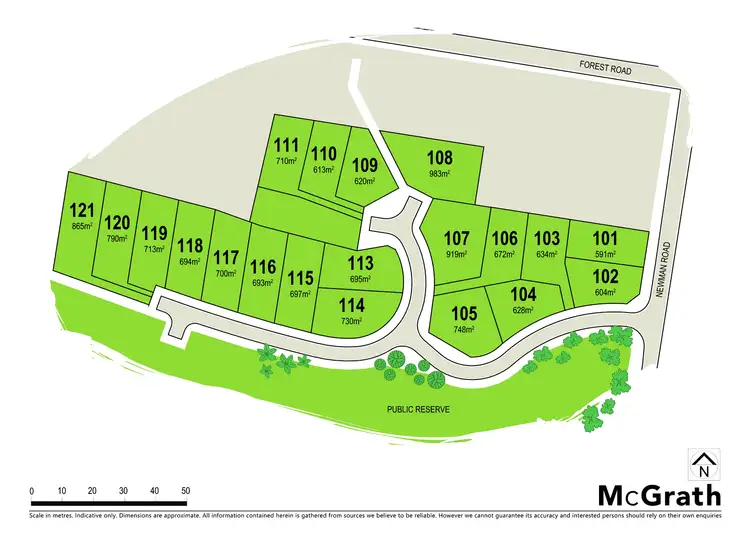 Floorplan of Homely land listing, Proposed Lot 105 being part of Lot 135 Forest Road, Nambucca Heads NSW 2448