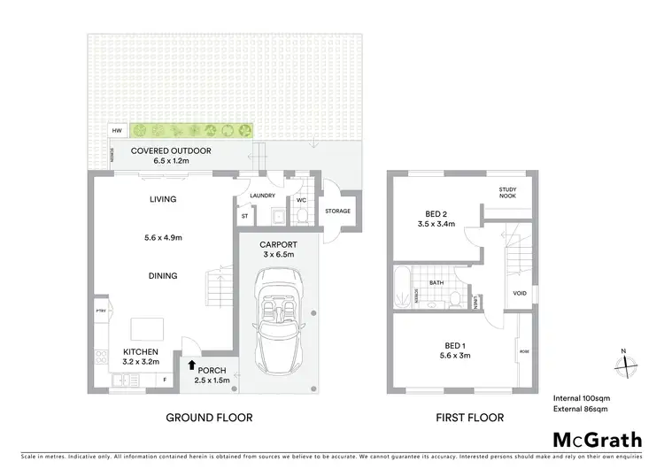 Floorplan of Homely unit listing, 5/134 Thames Street, Box Hill North VIC 3129