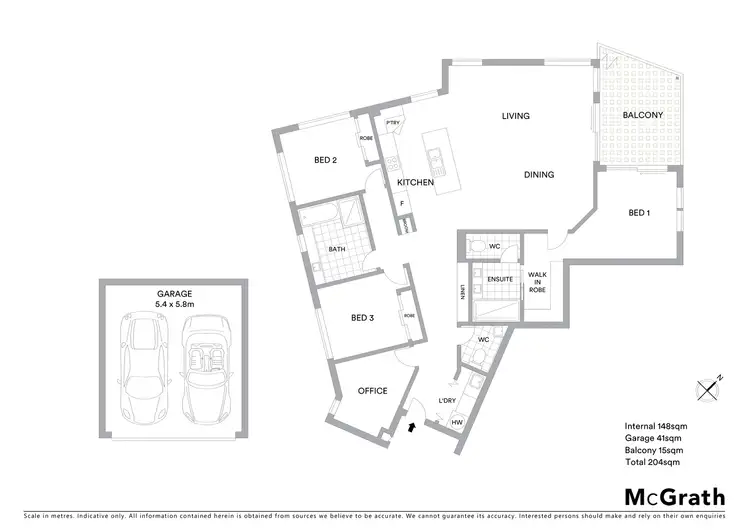 Floorplan of Homely unit listing, 5/8 Ballinger Crescent, Buderim QLD 4556