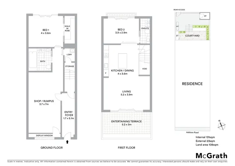 Floorplan of Homely house listing, 13 Addison Road, Marrickville NSW 2204