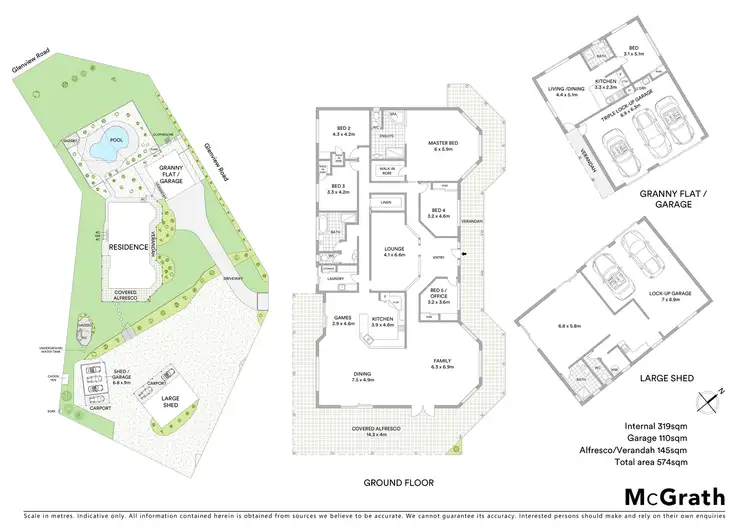 Floorplan of Homely house listing, 299 Glenview Road, Glenview QLD 4553