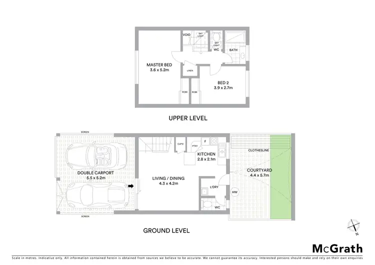 Floorplan of Homely townhouse listing, 3/62 Coolangatta Road, Kirra QLD 4225