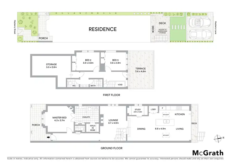 Floorplan of Homely house listing, 52 Hayberry Street, Crows Nest NSW 2065