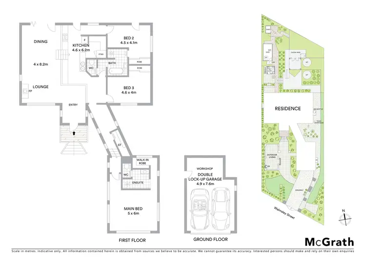Floorplan of Homely house listing, 44 Walmsley Street, Millfield NSW 2325