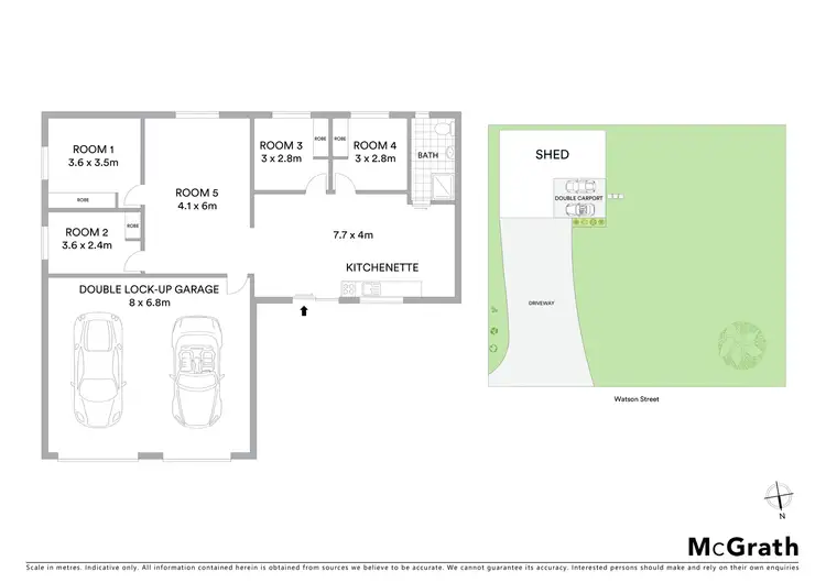Floorplan of Homely land listing, 21 Watson Street, Ellalong NSW 2325