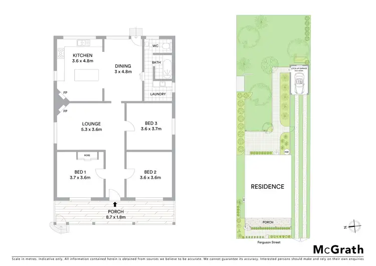 Floorplan of Homely house listing, 53 Ferguson Street, Cessnock NSW 2325