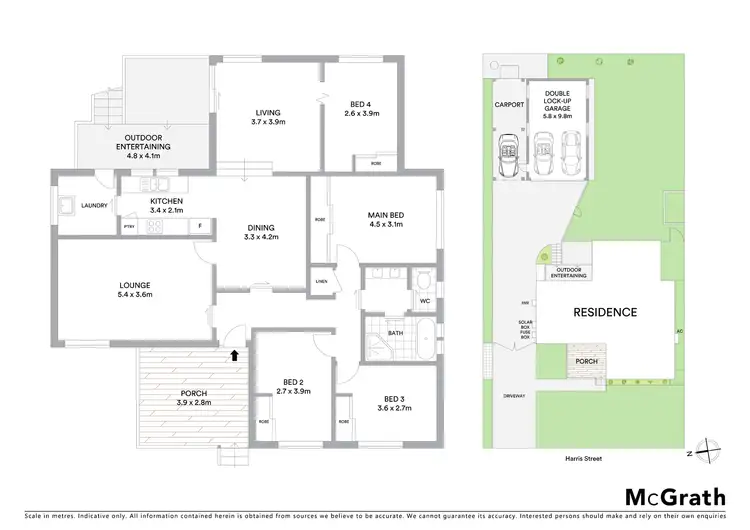 Floorplan of Homely house listing, 4 Harris Street, Cessnock NSW 2325