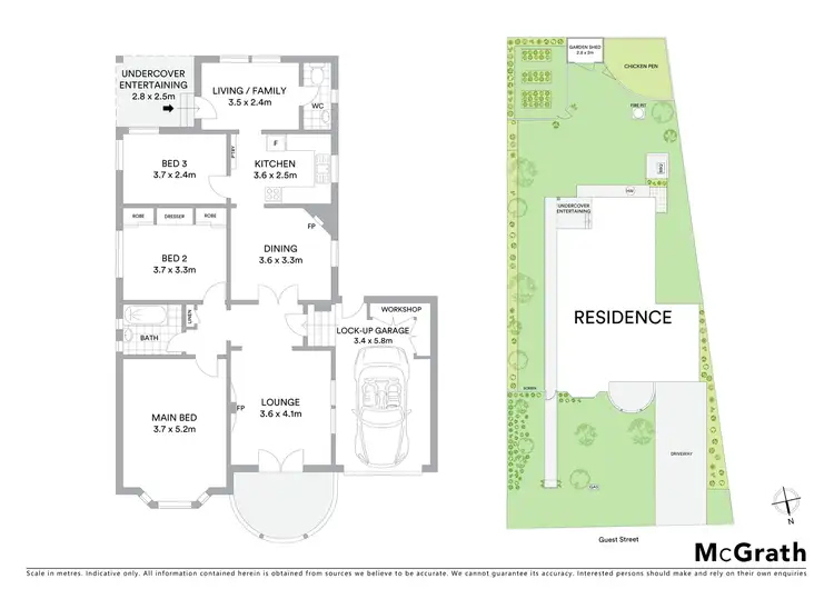 Floorplan of Homely house listing, 8 Guest Street, Cessnock NSW 2325