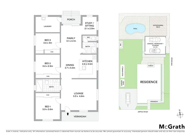 Floorplan of Homely house listing, 34 Jeffries Street, Cessnock NSW 2325