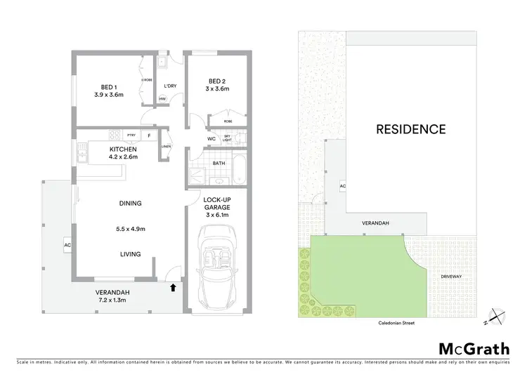 Floorplan of Homely villa listing, 1/22 Caledonian Street, Aberdare NSW 2325